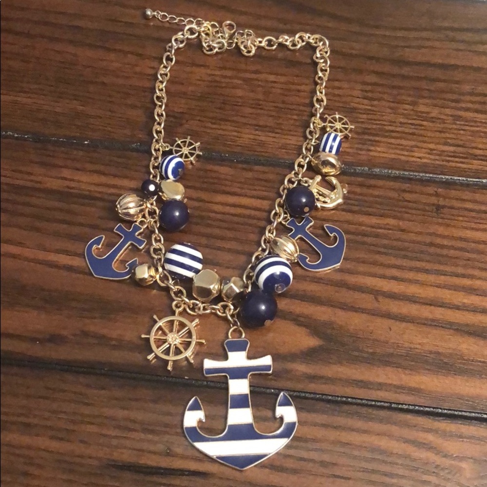 nautical anchor necklace